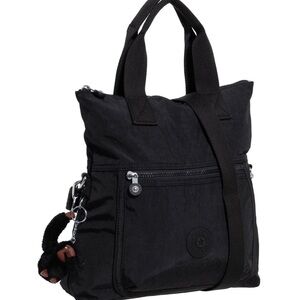 Kipling Eleva Black Nylon Tote Bag